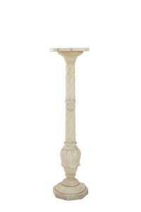 An Italian marble turned pedestal, late 19th century, 110cm high