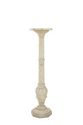 An Italian marble turned pedestal, late 19th century, ​110cm high