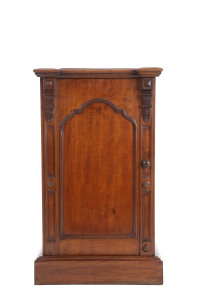 An English pot cabinet, mahogany, circa 1885, ​78cm high, 43cm wide, 50cm deep