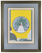 ERTE, Romain De Tirtoff, (1892-1990) Riviera serigraph 170/300 signed in pencil lower right "Erte" 58 x 42cm PROVENANCE: Sue Silver Collection, Melbourne. Silver represented Erte in his last Melbourne exhibition at Silver K Gallery in High Street Armadal - 2