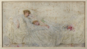 MARY LOUISA GOW (1851-1929), sleeping beauties, watercolour, signed lower left "M.L. Gow, 1898", 20 x 35cm