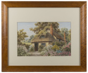 ERNEST EDWIN ABBOTT (1888-1973), thatched cottage, watercolour, signed lower left "Ernest E. Abbott", 24 x 37