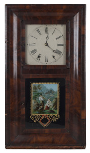 JEROME CLOCK Co. Ogee wall clock, 8 day movement in mahogany case, mid 19th century, ​77cm high PROVENANCE The Tudor House Clock Museum, Yarrawonga
