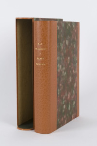 (TISSOT, James) GONCOURT, Edmond & Jules de RENEE MAUPERIN [Paris : Charpentier et cie., 1884] Large octavo, half-crushed morocco over marbled boards, spine in compartments with raised band, lettered in gilt, housed in a chemise suede wrapper and calf ed