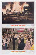 "GONE WITH THE WIND" set of eight lobby cards, colour photolithograph, circa 1967, ​28 x 38cm each - 2