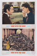"GONE WITH THE WIND" set of eight lobby cards, colour photolithograph, circa 1967, ​28 x 38cm each - 3