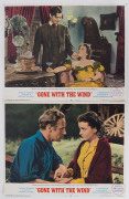 "GONE WITH THE WIND" set of eight lobby cards, colour photolithograph, circa 1967, ​28 x 38cm each - 4