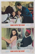 "GONE WITH THE WIND" set of eight lobby cards, colour photolithograph, circa 1967, ​28 x 38cm each - 5