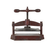 A book press, painted cast iron, 19th century, ​38cm high