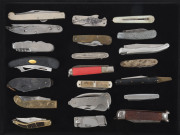 Forty assorted pocket knives and folding tools, 19th and 20th century, ​the largest 22cm long - 2