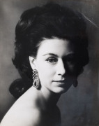 SNOWDON, Lord (Antony Armstrong-Jones) [1930-2017] Princess Margaret, 1967 37 x 30cm "Photograph by Lord Snowdon" stamped verso, numbered 482/7/3 in manuscript. A smaller format example of this portrait of his wife is held as part of the Snowdon Collecti