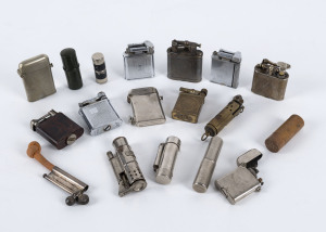 Collection of 18 antique and vintage cigarette lighters