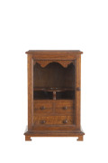 A humidor, Victorian ash, 19th century, 45cm high, 29cm wide, 21cm deep