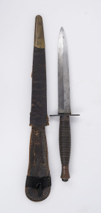 British commando knife with crossed keys foundry mark, mid 20th century, ​27.5cm long
