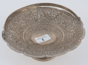 Kutch silver comport, North India, 19th century, 20cm diameter, 300 grams. - 4