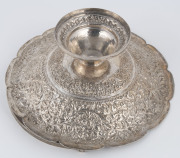 Kutch silver comport, North India, 19th century, 20cm diameter, 300 grams. - 6