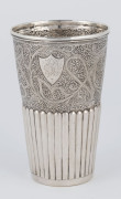 An Anglo-Indian Colonial silver beaker, circa 1800, 10.5cm high, 100 grams - 2