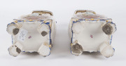 ROYAL WORCESTER pair of Japanese style porcelain vases, 19th century, with accompanying letter from HENRY SANDON who remarks on their rarity and value. factory backstamp, 37cm high - 6