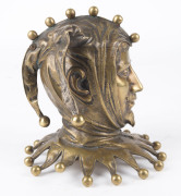 A French court jester or buffoon tobacco jar, cast bronze, Napoleon III, 19th century, 15cm high - 3