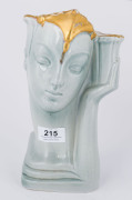 An Art Deco figural porcelain vase, Austrian or German, circa 1925, ​23cm high - 2