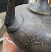 A North Indian bronze teapot, 19th century, ​49cm high - 6