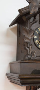 A Black Forest cuckoo shelf clock with bracket, early 20th century, clock 38cm high, 72cm overall - 5