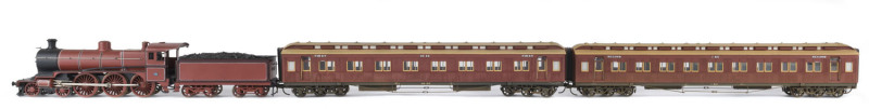 c.1907 Aa Class (Aa574) Steam Locomotive (255x40x57mm) being the A2 version introduced in 1907 to be used on express/premier services hauling the heavier E type passenger carriages which came into service in 1906, red-brown livery with deep brown trim, 4-