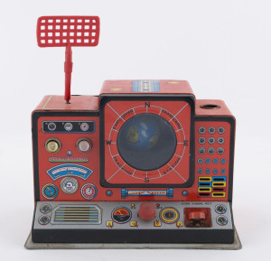 Battery powered Space Tracking Console by Structoys, Japan, circa 1960s. Height: 20cm (8").