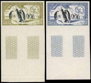 FRENCH ANTARCTIC TERRITORY:&nbsp;1960-86 comprehensive collection, catalogued on cards. With singles, sets, label pairs, airmails, marginal singles with Sheet No's etc. Slight duplication. Noted 1956 50f & 100f Airmails as imperf. marginal singles and 1961 50f