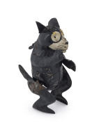 GUNTHERMANN: FELIX THE CAT 1920'S tinplate windup, hand painted in black, white and yellow. Height: 16cm (6.25"). A rare survivor.