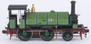 c.1875 L Class (L14) Saddle Tank Locomotive (120x30x50mm), pale green & dark green livery, 2-4-0 wheel configuration, intended for use on suburban lines. - 4