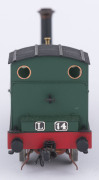 c.1875 L Class (L14) Saddle Tank Locomotive (120x30x50mm), pale green & dark green livery, 2-4-0 wheel configuration, intended for use on suburban lines. - 5