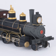 Victoria c.1906 Baldwin Steam Locomotive plus tender containing timber (total size 200x38x50mm), black & brown livery with gold plated trim, 2-6-0 wheel configuration, built by Baldwin Locomotive Works (Philadelphia) for the McIvor Timber and Firewood Com - 5