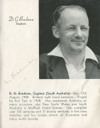 "AUSTRALIAN IX'S ENGLISH TOUR Proceeding by P. & O. R.M.S. "STRATHAIRD" 22,500 TONS"A souvenir booklet prepared by P. & O. for distribution to the passengers on board the ship which was taking the Australian Team to England. Unusually, signed by all eight - 2