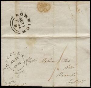 Range of early covers etc. with pre-stamp range 1796-1839, 30+, majority entires; Free Stamp group 1821-34, 15+ majority fronts only; Reform period 1840-53 (unstamped covers), 14 all entires; Good range of 1d red-brown imperfs on entires (100+) and covers