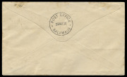 PAPUA - Aerophilately & Flight Covers: 23 March 1932 (AAMC.P44) Port Moresby - Salamau registered cover, flown by Orme Denny for Guinea Airways. [57 flown]. Cat.$125. - 2