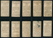 W.D. & H.O. WILLS: 1933 Footballers, part set [150/200]; mixed condition. - 2