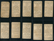 W.D. & H.O. WILLS: 1933 Footballers, part set [150/200]; mixed condition. - 4