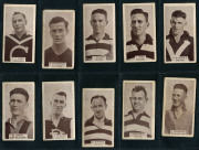 W.D. & H.O. WILLS: 1933 Footballers, part set [150/200]; mixed condition. - 5