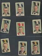 W.D. & H.O. WILLS: 1933 Footballers (larger size) part set [30]; plus A.W. ALLEN: 1934 Footballers (Club flags) part set [15]; plus a range of other sporting issues of the same era. Mixed condition. (Total: 98). - 3