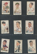 W.D. & H.O. WILLS: 1933 Footballers (larger size) part set [30]; plus A.W. ALLEN: 1934 Footballers (Club flags) part set [15]; plus a range of other sporting issues of the same era. Mixed condition. (Total: 98). - 4