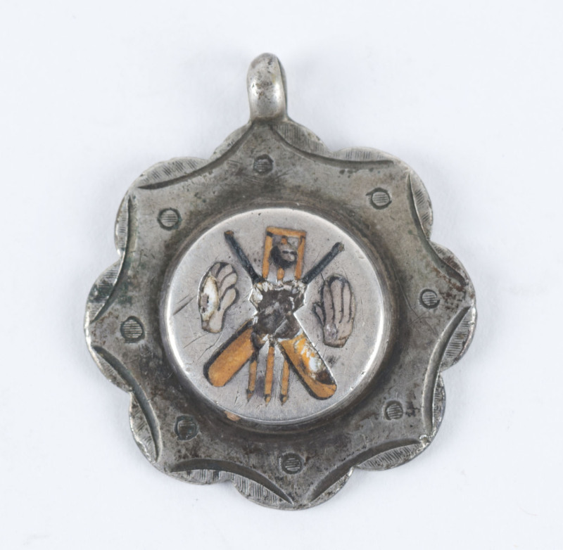 BLAYNEY CRICKET CLUB: 1882-83 Batting Average medal; silver.