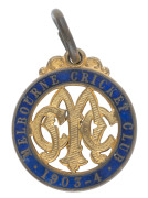 MELBOURNE CRICKET CLUB: 1903-4 Membership badge, No.916; made by Stokes.