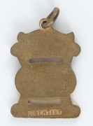 ESSENDON: 1914 Essendon Football Club membership fob, made by G. Bentley. - 2