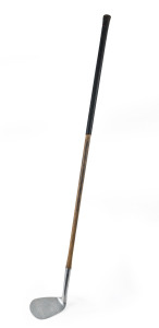 c.1920s Cochrane's Junior Mammoth hickory shafted Niblick golf club, made in Scotland, the club head stamped "Warranted/Hand Forged" and bearing the company's Bowline Knot cleek mark, supplied to the English golf club Percy Wood, located in Chesterhill, N
