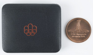 Participation Medal, in copper, 45mm diameter, designed by Georges Huel & Pierre-Yves Pelletier, minted by the Royal Canadian Mint; in original presentation case.