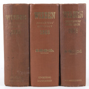 1956, 1963 & 1965 WISDEN'S ALMANACKS, original hard cover editions. (3).