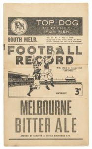 The Football Record: 1946 editions for the Home-and-Away Rounds 3, 4, 5, 6, 7, 8, 9, 10, 11, 12, 13, 14, 15, 16 , 17, 18 and 19. (Total: 17).  Mixed condition.