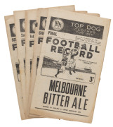 The Football Record: Special editions for the 1946 State of Origin Game, June 29 (Victoria v South Australia); the 1st Semi-Final (Footscray v Melbourne); the 2nd Semi-Final (Essendon v Collingwood); the 2nd Semi-Final Replay (Essendon v Collingwood) & th - 2