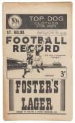 The Football Record: 1947 editions for the Home-and-Away Rounds 1, 2, 3, 4, 7, 8, 9, 10, 11, 12, 13, 14, 15 and 17. (Total: 14).&nbsp;Mixed condition.